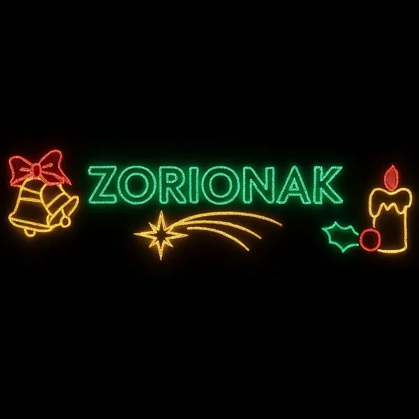ZORIONAK Motivo Decorativo De Navidad SIN INSTALACIóN 500cmx125cm