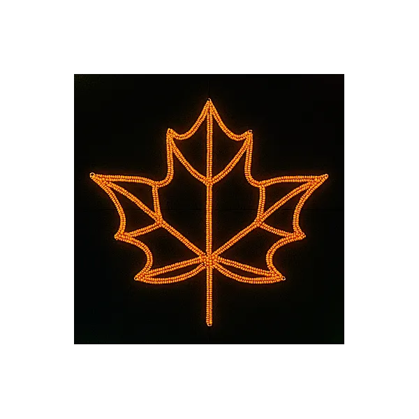 HOJA ARBOL NARANJA Motivo Decorativo De Navidad SIN INSTALACIóN 120cmx120cm
