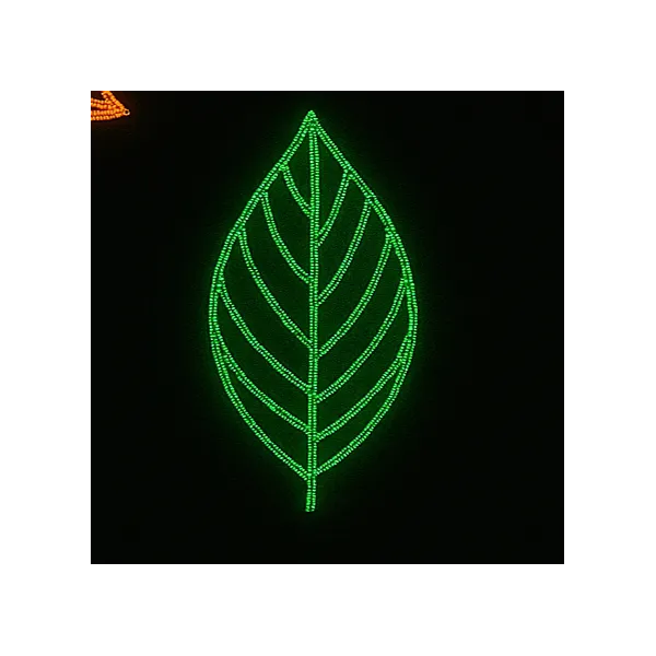 HOJA VERDE Motivo Decorativo De Navidad SIN INSTALACIóN 120cmx120cm