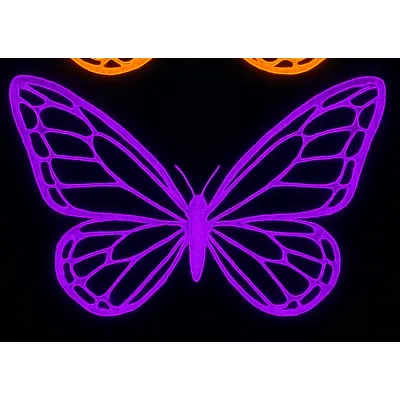 comprar MARIPOSA MORADA Motivo Decorativo De Navidad SIN INSTALACIóN 120cmx120cm online de  desde 108,90 €