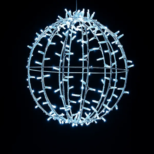 Esfera 3D LumiSphere 30cm|Esfera Foldable 3D de 0,30cm Led Blanco Frío con Flash
