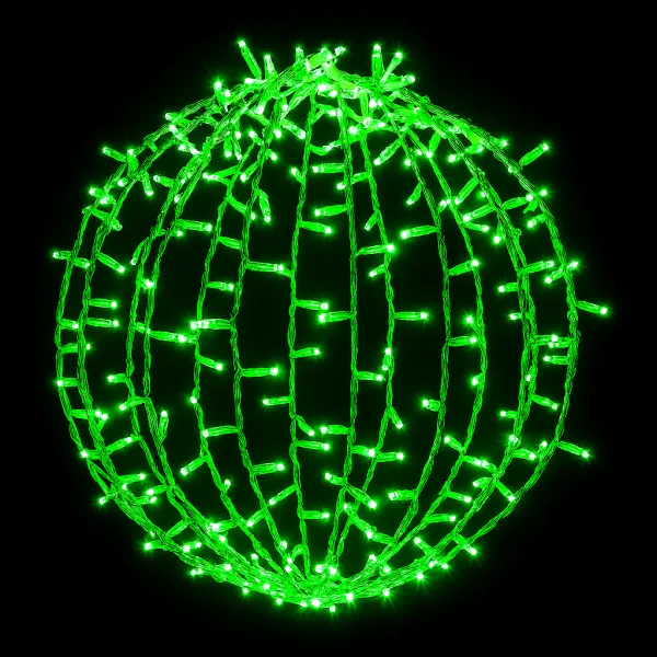 Esfera 3D LumiSphere 30cm|Esfera Foldable 3D de 0,30cm Led Verde con Flash
