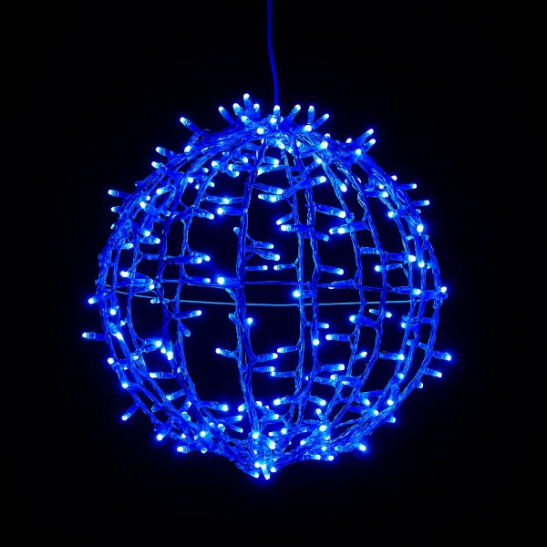 Esfera 3D LumiSphere 80cm|Esfera Foldable 3D de 0,80cm Led Azul con Flash