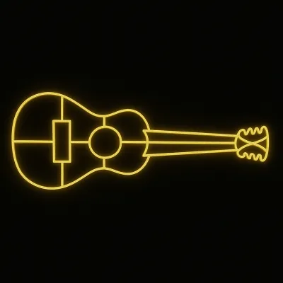 comprar GUITARRA Motivo Decorativo De Navidad SIN INSTALACIóN 120cmx70cm online de  desde 36,30 €