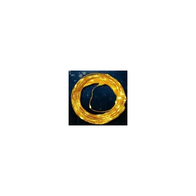comprar GUIRNALDA LUMINOSA NAVIDAD 10 M LED CÁLIDO - 200 LEDs interior/exterior Cable de cobre online de  desde 18,15 €