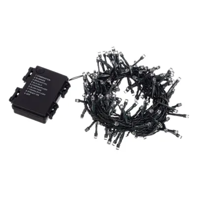 comprar Guirnalda LED Bizzotto 180 Luces Cálidas 8,95m con Temporizador 6h – Exterior e Interior a Pilas AA online de BIZZOTT...