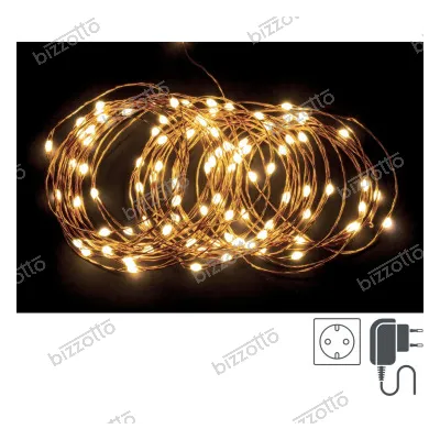 comprar Guirnalda MicroLED Bizzotto 300 Lux 30m IP44 Luz Cálida – Hilo Cobre Exterior online de  desde 33,40 €