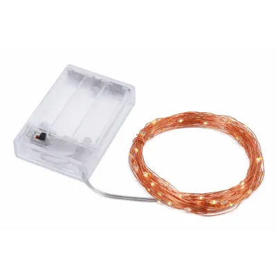 comprar Guirnalda MicroLED Bizzotto 80 Luces Cálidas 8m a Pilas – Hilo de Cobre Interior online de  desde 4,36 €