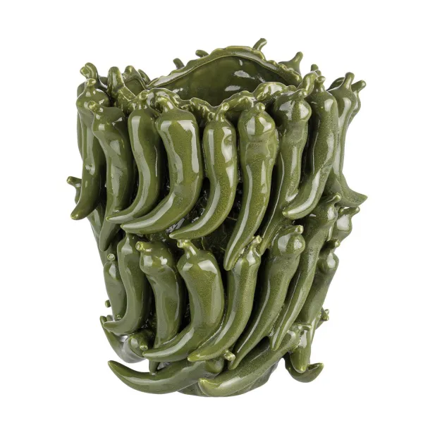 Macetero Spicy verde H32