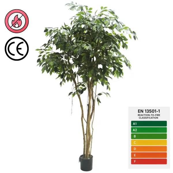 🔥 Ficus Tropical con Lianas 250 cm RF Ignífugo