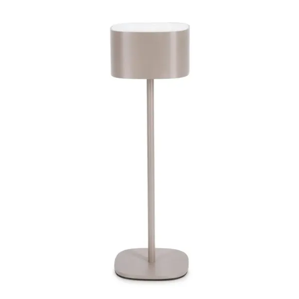 LÁMPARA MESA LED NAIMI MARRON H26