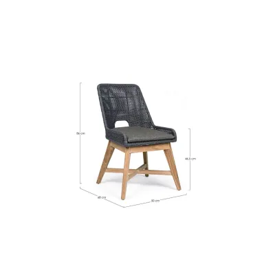 comprar SILLA CON COJINES | HESPERIA VISÓN online de Bizzotto Homemotion desde 544,50 €