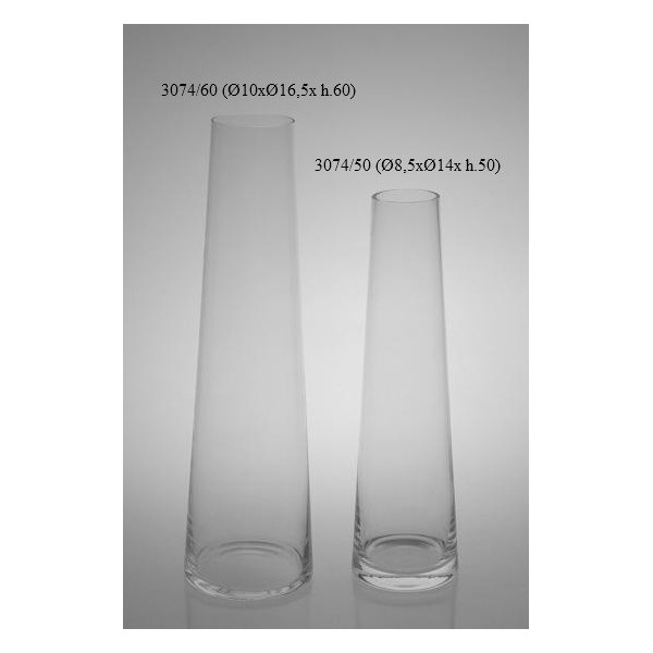 JARRÓN  Ø.8.5 X Ø.14 X H.50 C/FRIO