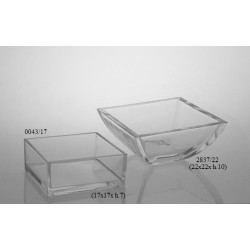 comprar JUEGO DE BOWLS DE CRISTAL CUADRADO Y CUADRACÓNICO online de  desde 13,98 €