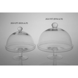 comprar TARTERA CON TAPA REDONDA DE CRISTAL online de  desde 67,76 €