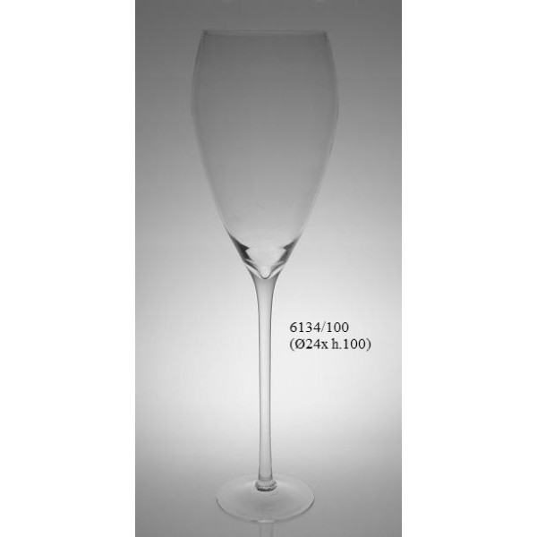 JARRON COPA VINO GRANDE DE CRISTAL
