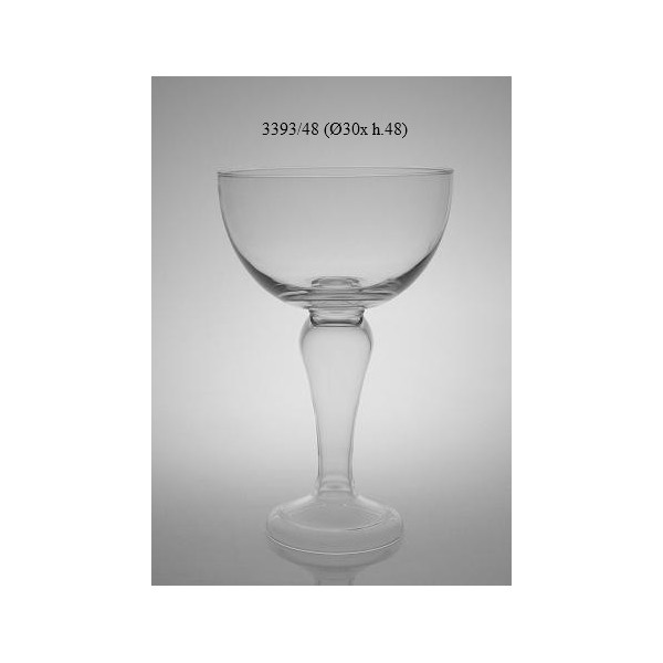 COPA CON PIE DE CRISTAL