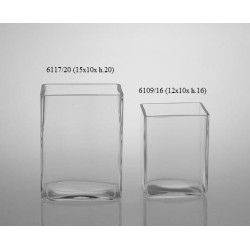 comprar FLORERO RECTANGULAR DE CRISTAL online de desde 19,30 € comprar FLORERO RECTANGULAR DE CRISTAL online de desde 19,30 €