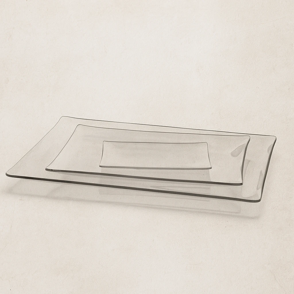 comprar BANDEJA RECTANGULAR CRISTAL online de desde 13,04 €
