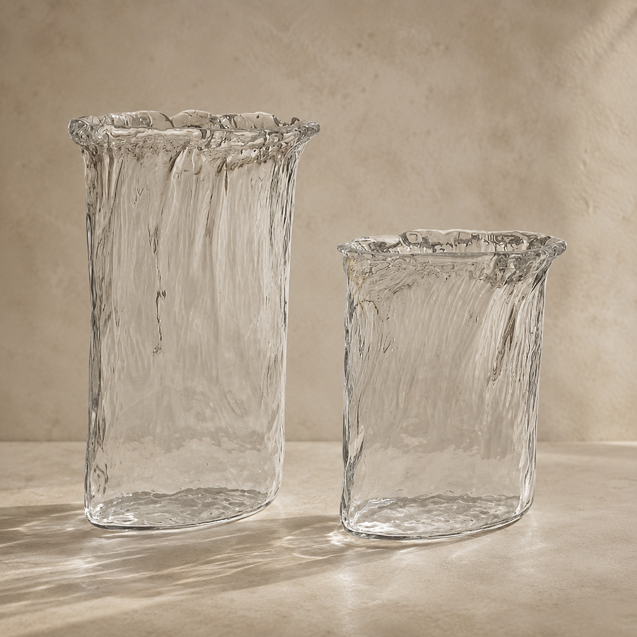 996 comprar FLORERO OVALADO ARTESANAL DE CRISTAL online de desde 1903 E estudio calido cuadrado sin texto