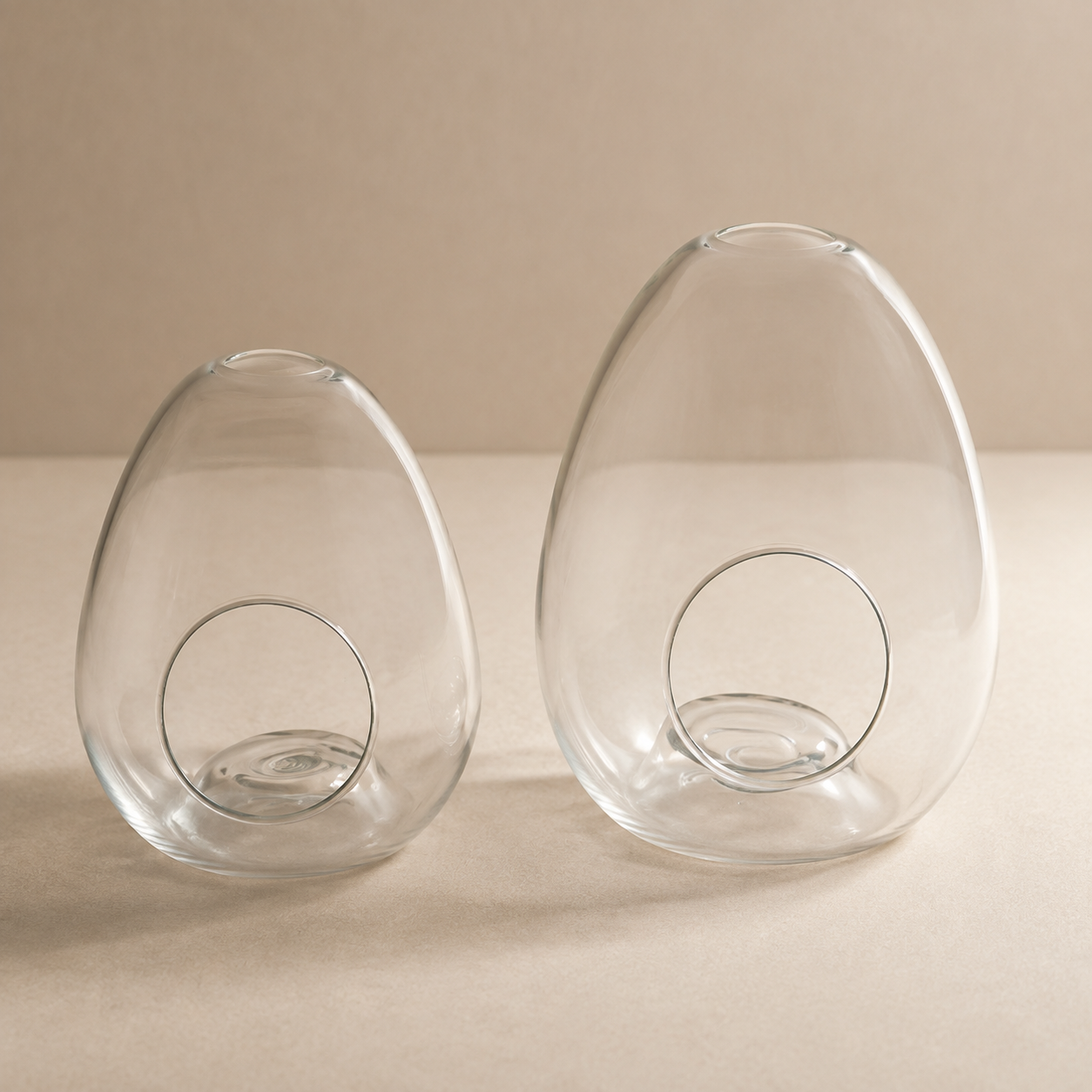 12737 comprar HUEVO DE CRISTAL SOPLADO CON AGUJERO FRONTAL 2 MEDIDAS online de desde 1464 E estudio calido cuadrado sin texto