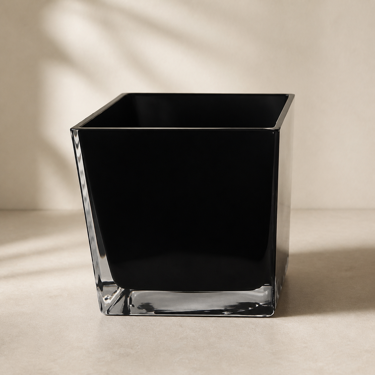 12922 comprar CUADRADO de cristal en BLANCO o NEGRO online de desde 1158 E estudio calido cuadrado sin texto