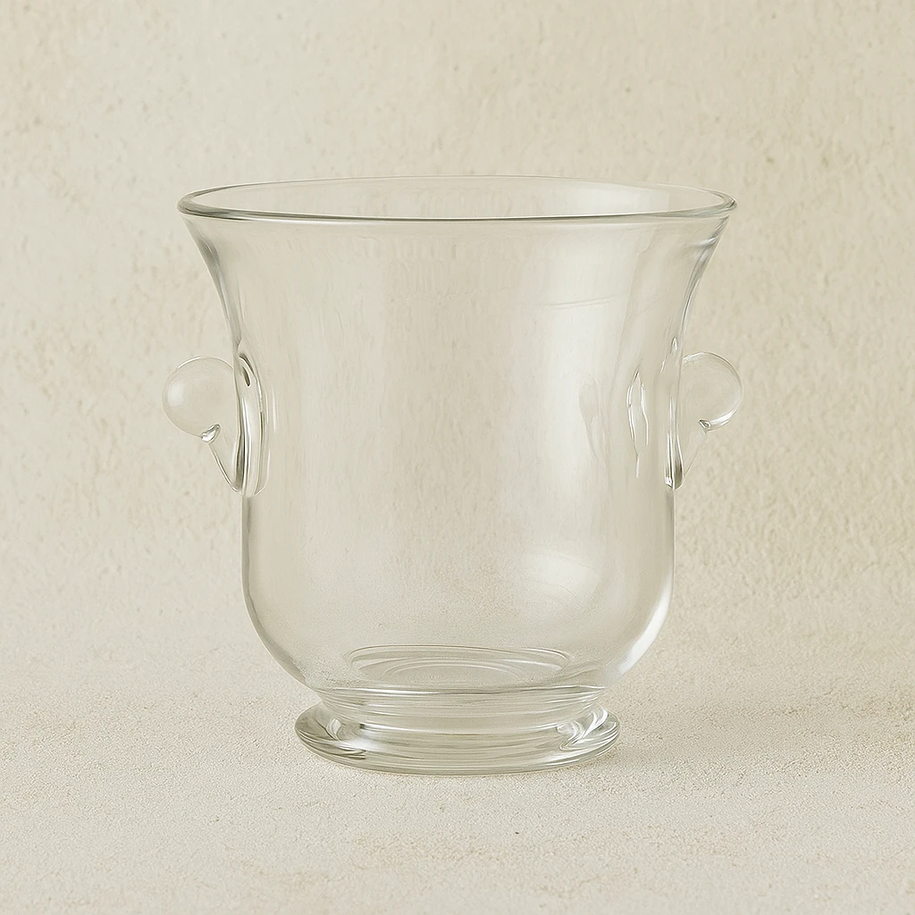 comprar MACETERO CON ASA DE CRISTAL Ø.14,5x h.14 online de desde 21,30 €