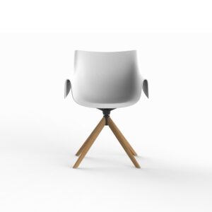 comprar Manta sillon giratorio con madera por Eugeni Quitllet online de VONDOM desde 598,95 €