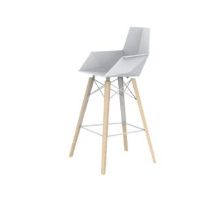 comprar Faz wood taburete brazos alto por Ramón Esteve online de VONDOM desde 526,35 €