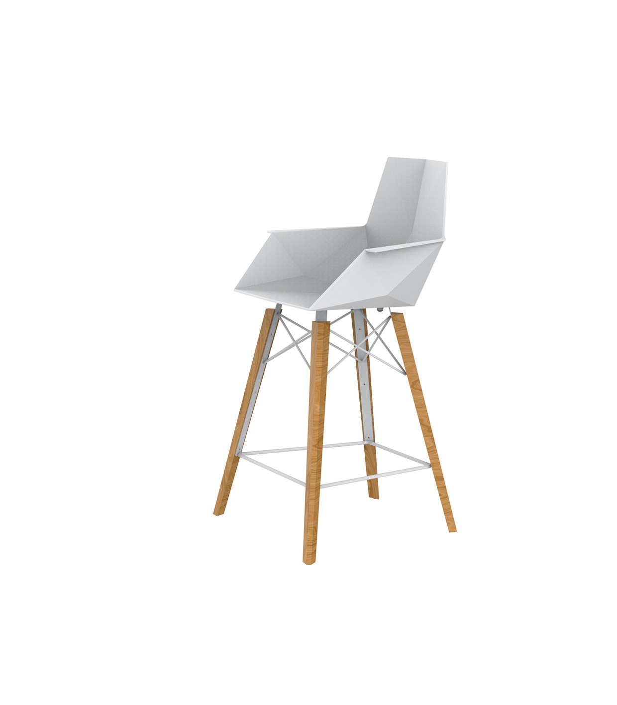 comprar Faz wood taburete brazos bajo online de VONDOM desde 514,25 €