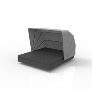 comprar DAYBED - Vela daybed basic 200x180x40 con parasol por Ramón Esteve - VONDOM online de VONDOM desde 6,134.70