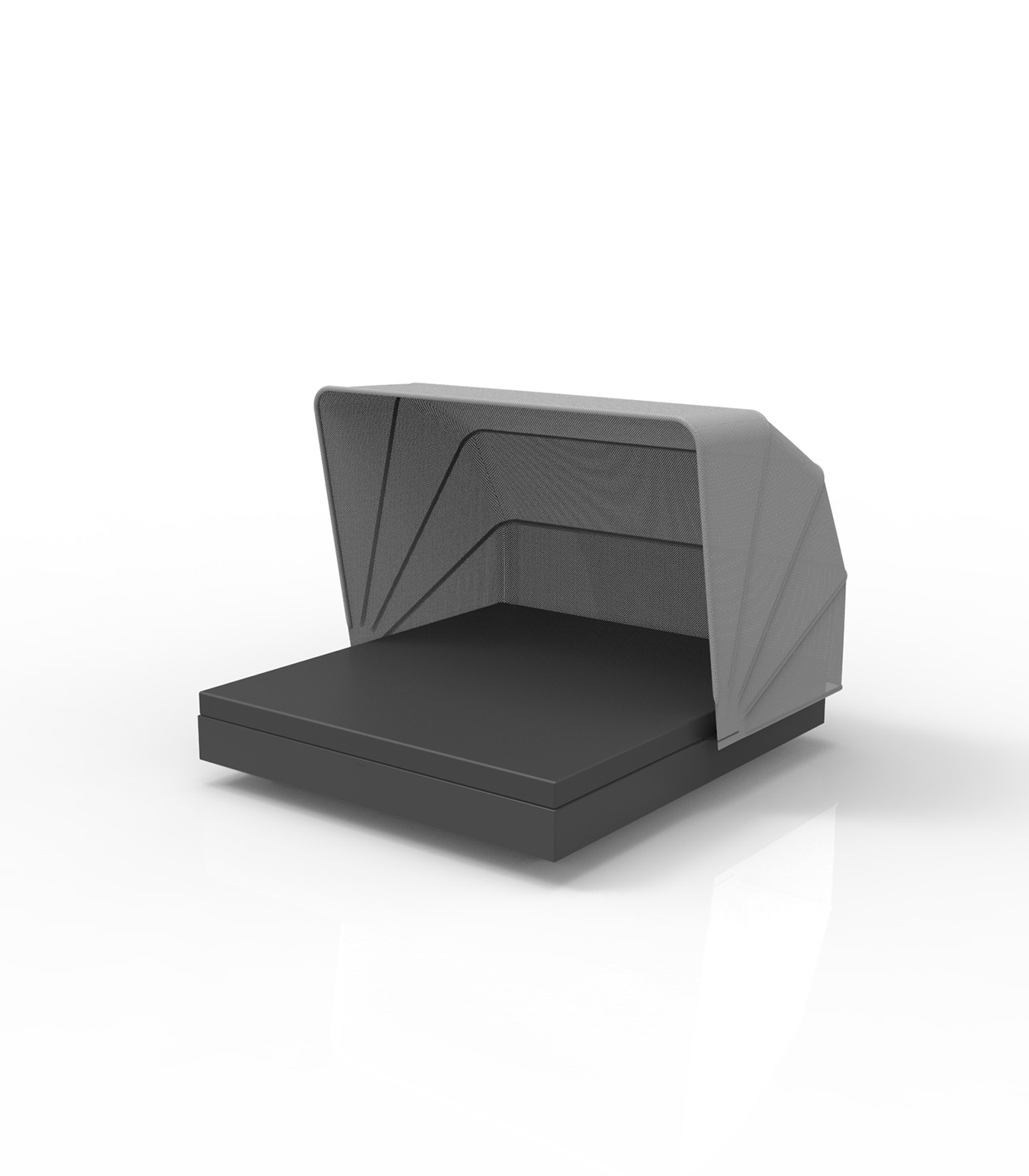 comprar DAYBED - Vela daybed basic 200x180x40 con parasol por Ramón Esteve - VONDOM online de VONDOM desde 6,134.70