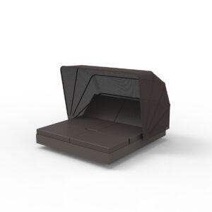 comprar DAYBED - Vela daybed 4 cabezales reclinables con parasol por Ramón Esteve - VONDOM online de VONDOM desde 7,701.65