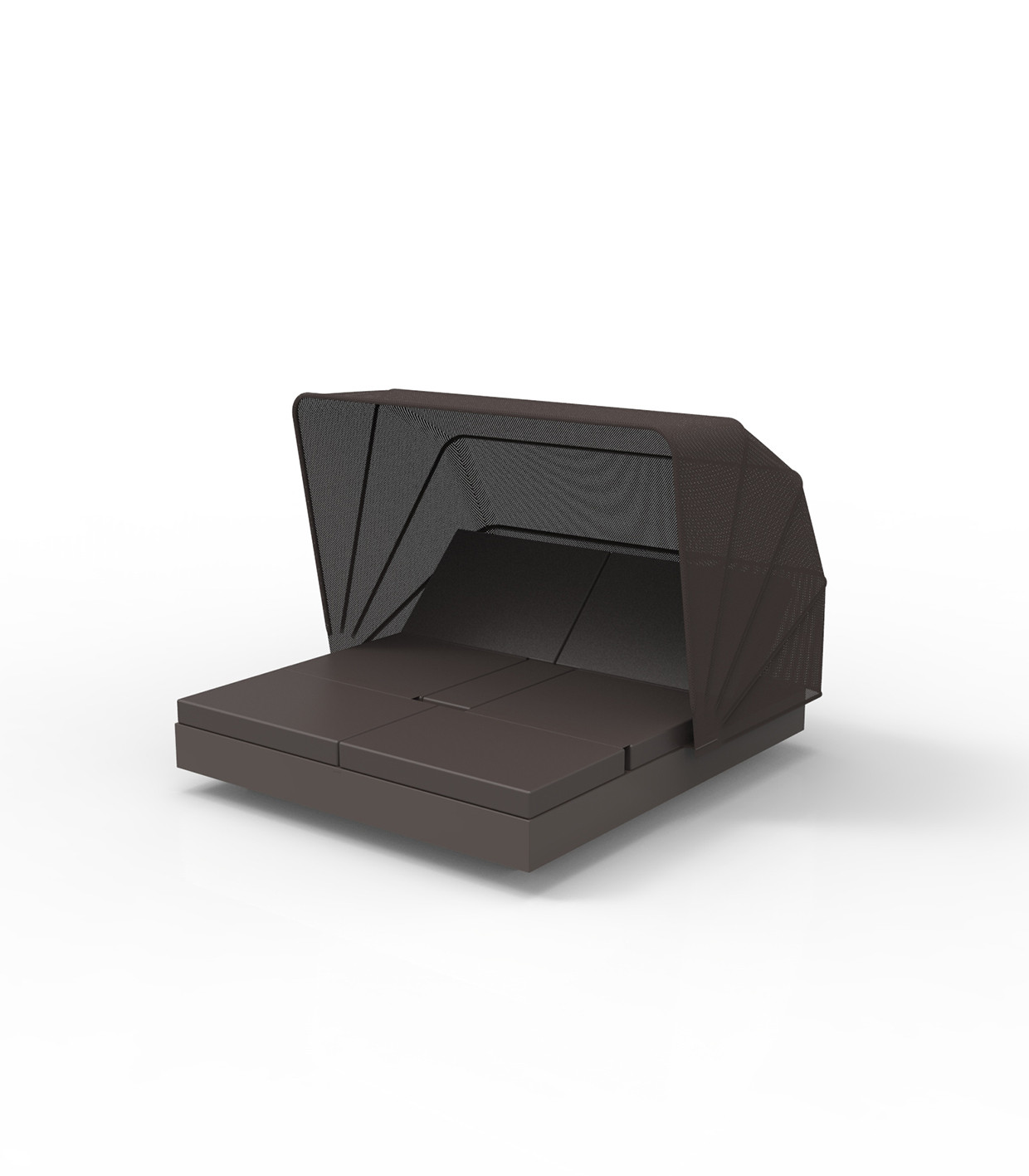 comprar DAYBED - Vela daybed 4 cabezales reclinables con parasol por Ramón Esteve - VONDOM online de VONDOM desde 7,701.65