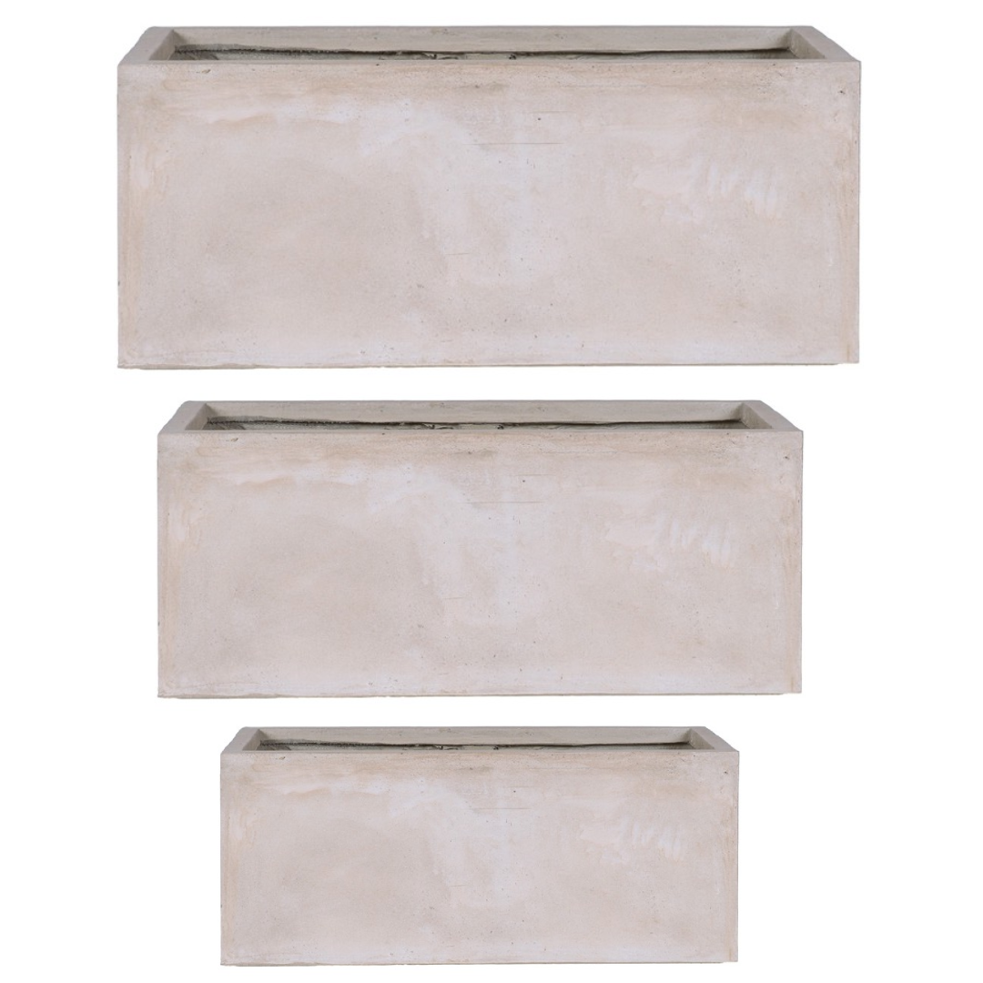 comprar JUEGO 3 UNIDADES Jardinera Rectangular - Arena online de desde 362,27 €