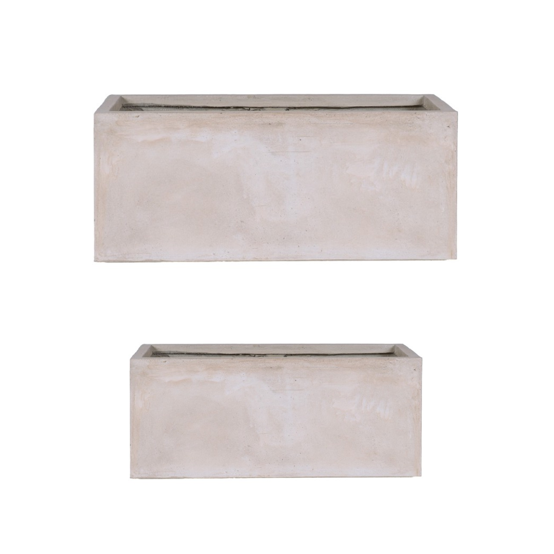 comprar JUEGO 2 UNIDADES Jardinera Rectangular - Arena online de desde 168,65 €