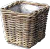 comprar MARIANA MACETERO CUADRADO - Rattan con plástico online de desde 14,37 €
