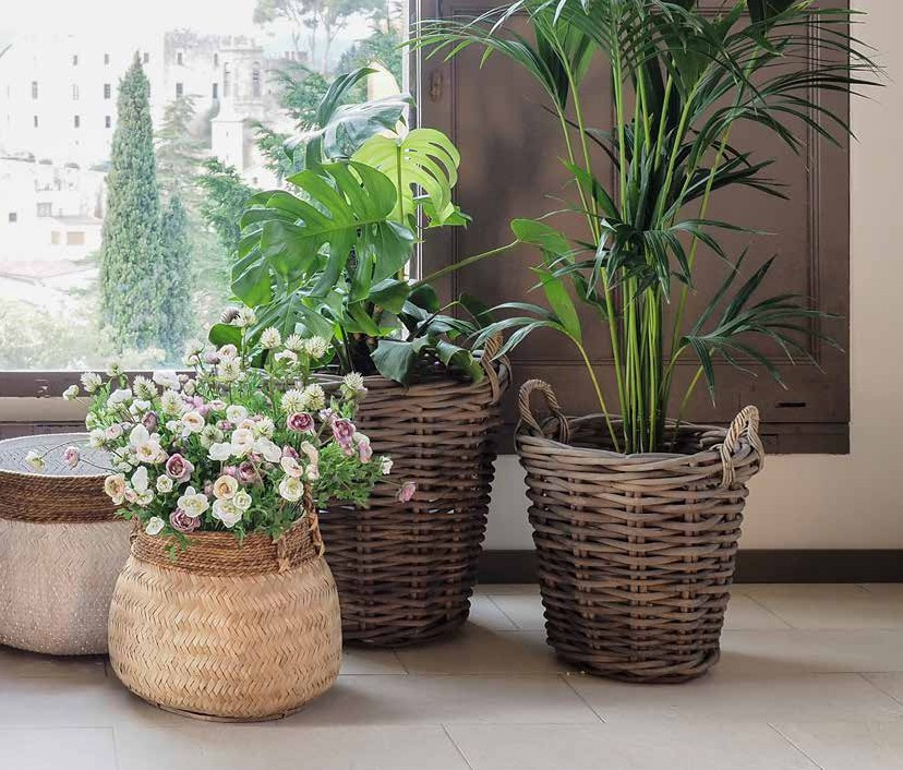 comprar TANARA cesto redondo XL con asas - RATTAN NATURAL online de desde 248,18 €