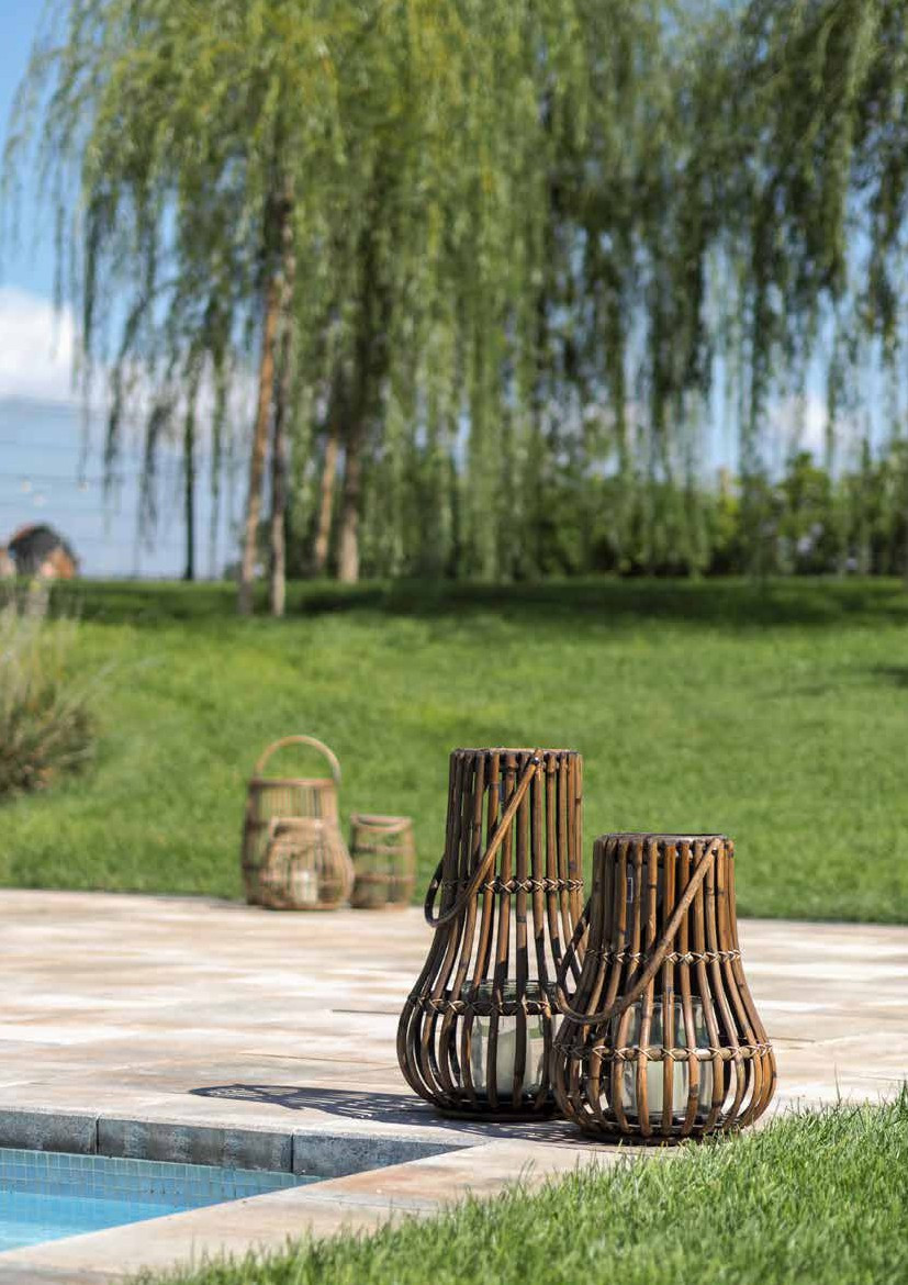 comprar KENDARI portavelas con cristal - RATTAN online de desde 84,22 €