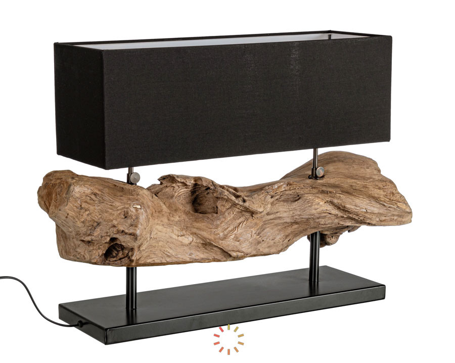 comprar LÁMPARA DE SOBREMESA KLETA NEGRO H55 online de BIZZOTTO desde 402,76 €
