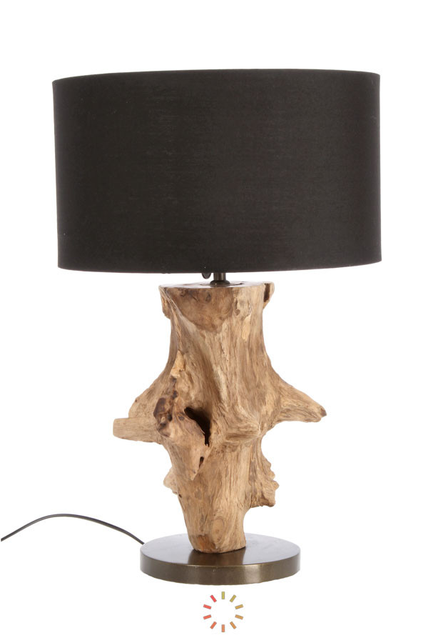 comprar LÁMPARA DE MESA ESROOTS NEGRO H55 online de BIZZOTTO desde 253,42 €