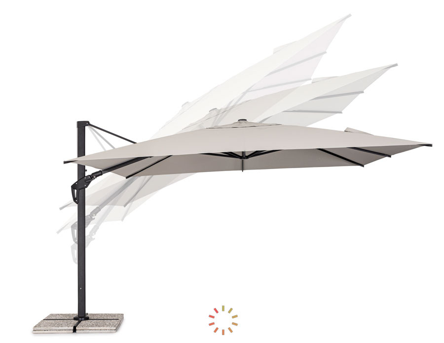 comprar SOMBRILLA BRAZO ARIES 4X4 ANTRACITA NAT T online de BIZZOTTO desde 1,230.91