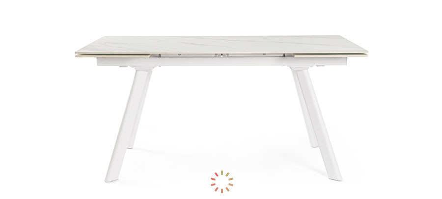 comprar MESA EXTERIOR JARKKO 160-240X90 BLANCO online de BIZZOTTO desde 843,99 €
