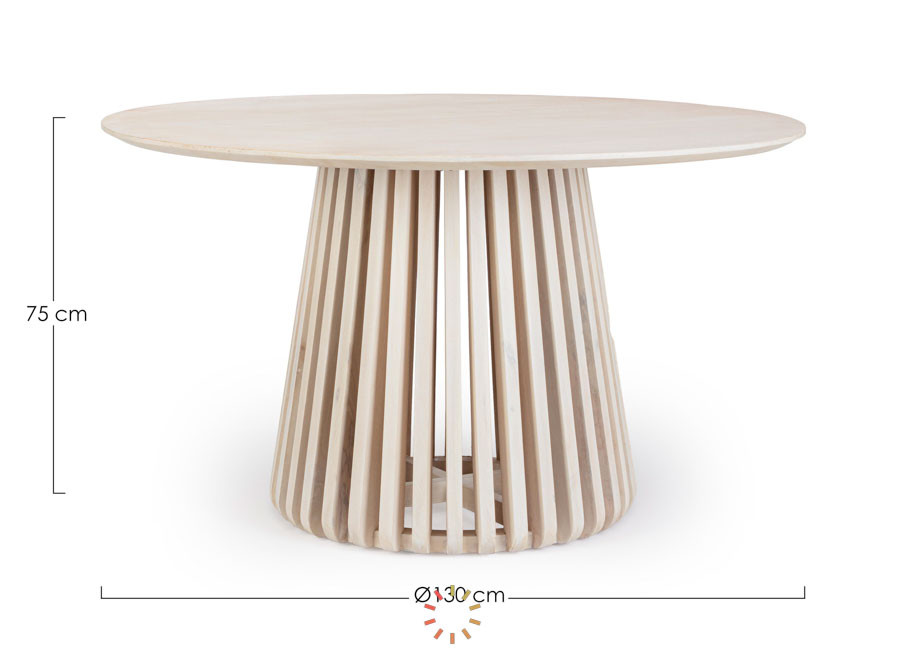 comprar MESA ODION D130 NATURAL online de BIZZOTTO desde 1,006.90