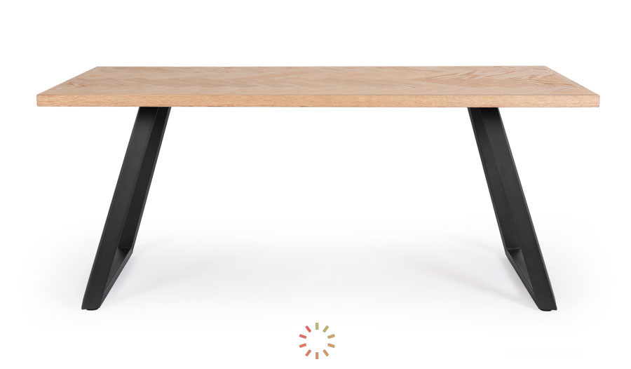 comprar MESA DUKAT 180X90 NEGRO online de BIZZOTTO desde 531,73 €