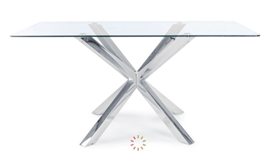 comprar MESA MAY RECT VIDRIO PATA ACE 160X90X75H online de BIZZOTTO desde 441,23 €