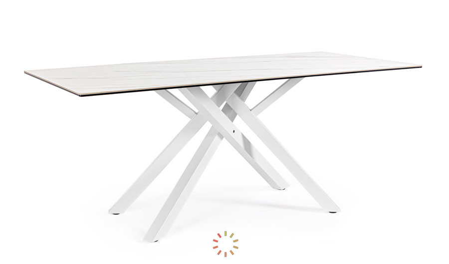 comprar MESA SEAN BLANCO 180X90 online de BIZZOTTO desde 871,14 €