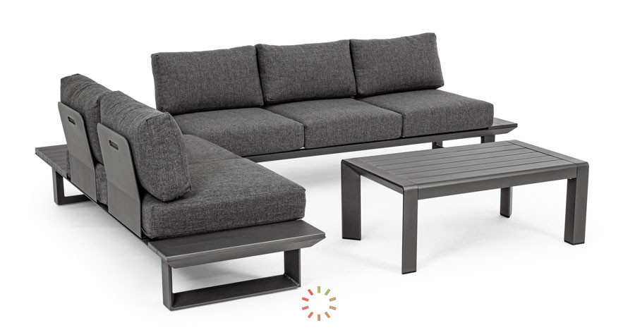 comprar SET SOFÁ ESQ. CON COJINES KONNOR ANTR CX23 online de BIZZOTTO desde 2,663.20