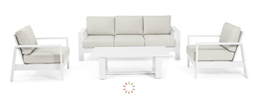 comprar SET4 SOFÁ CON COJINES BALTIC BLANCO YK11 online de BIZZOTTO desde 2,593.05
