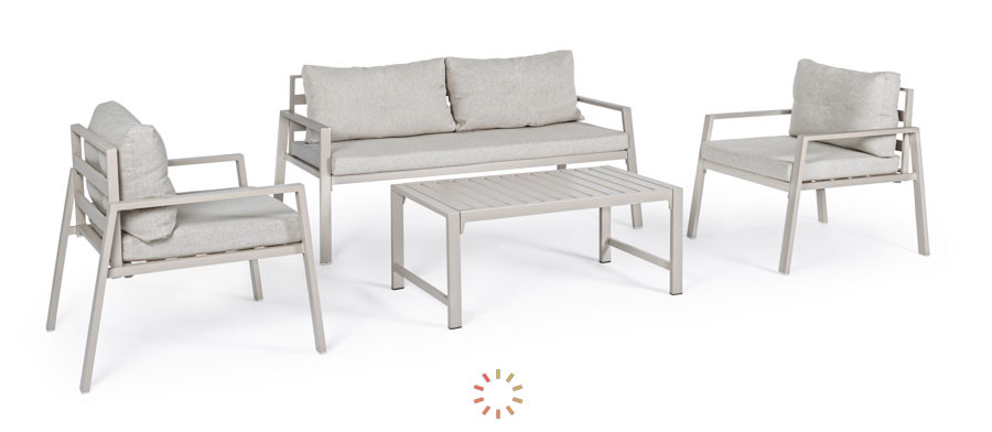 comprar SET4 SOFÁ CON COJINES LORILLARD MARFIL online de BIZZOTTO desde 825,89 €